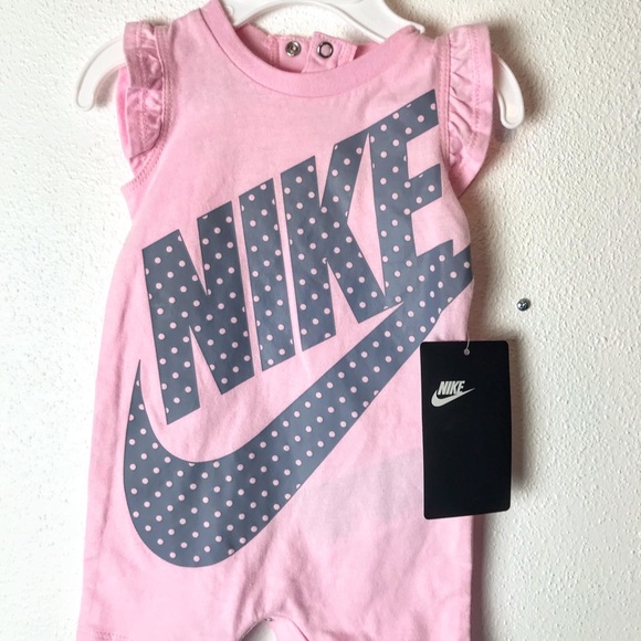 pink nike baby outfit